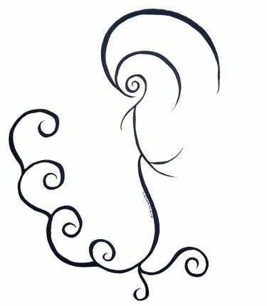 375x430 Sleeping Buds Drawing