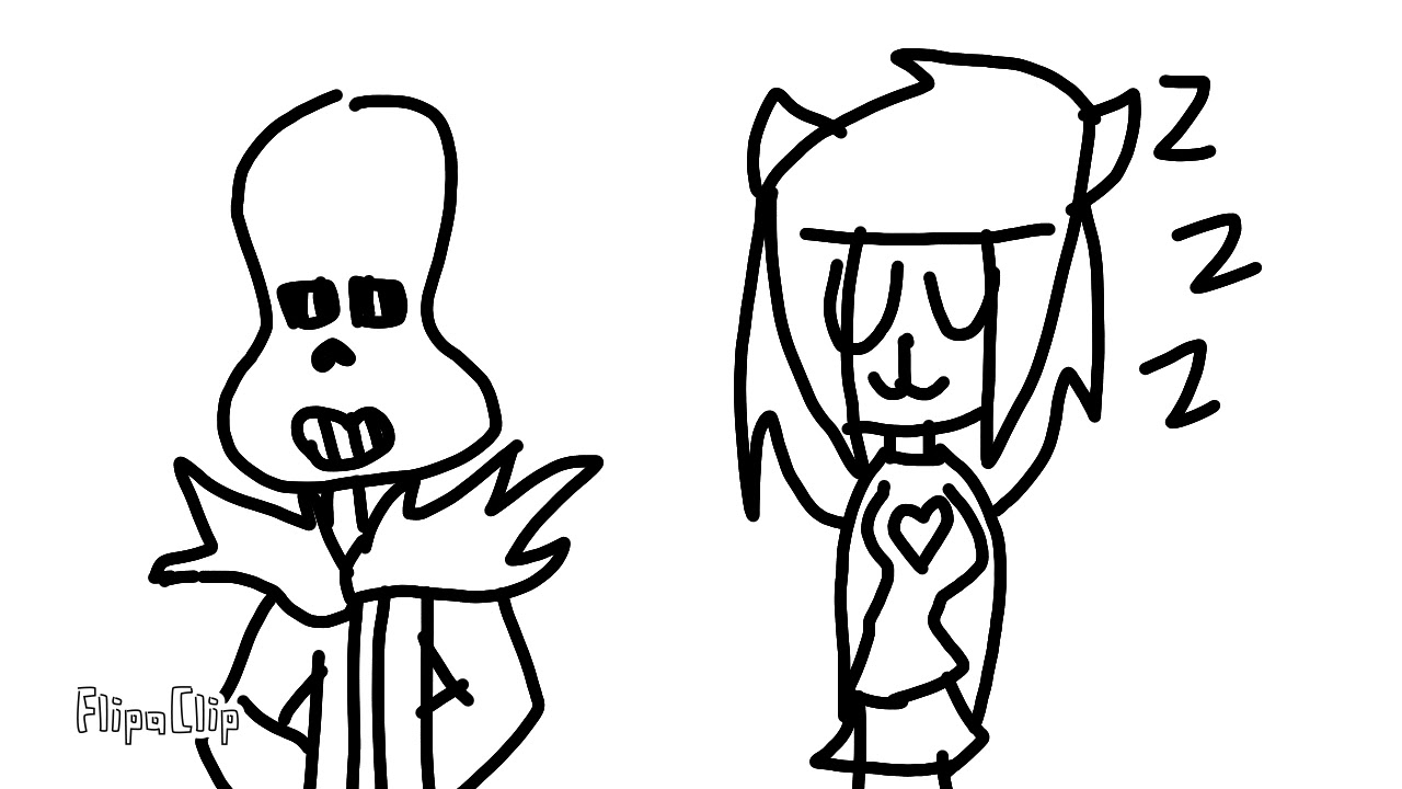 1280x720 Flowey Drawing Sleeping For Free Download