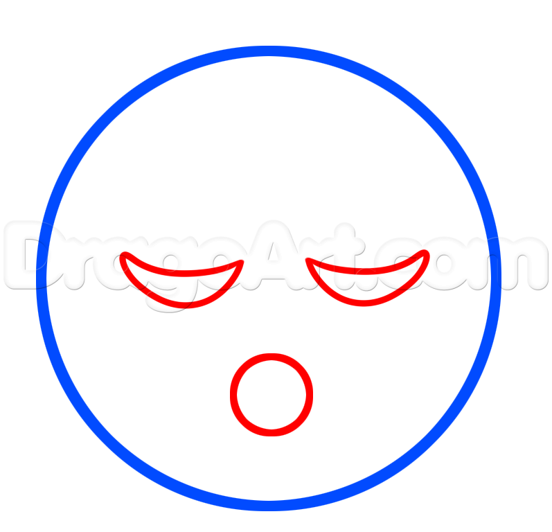 797x768 How To Draw Sleep Emoji, Step