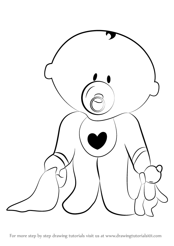 596x842 Huge Collection Of 'baby Easy Drawing' Download More Than