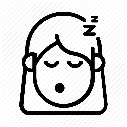 512x512 cute girl, kawaii, sleeping, snoozing, snoring, tired, zzz icon