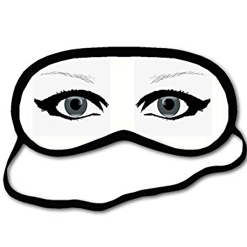355x355 Personalized Sleeping Mask With Girl Eye