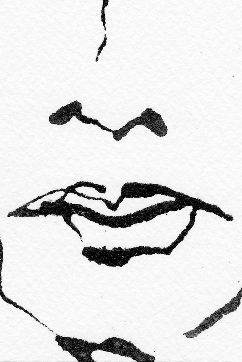 794x1186 Art Pen And Ink Sketch Drawing Portrait Sleeping Dreaming Etsy