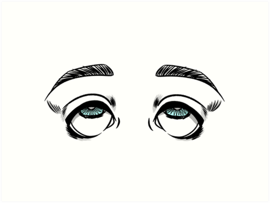 Sleepy Eyes Drawing | Free download on ClipArtMag