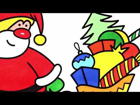 480x360 Mrs Claus Drawing Santa's Sleigh Drawing How To Draw Mrs