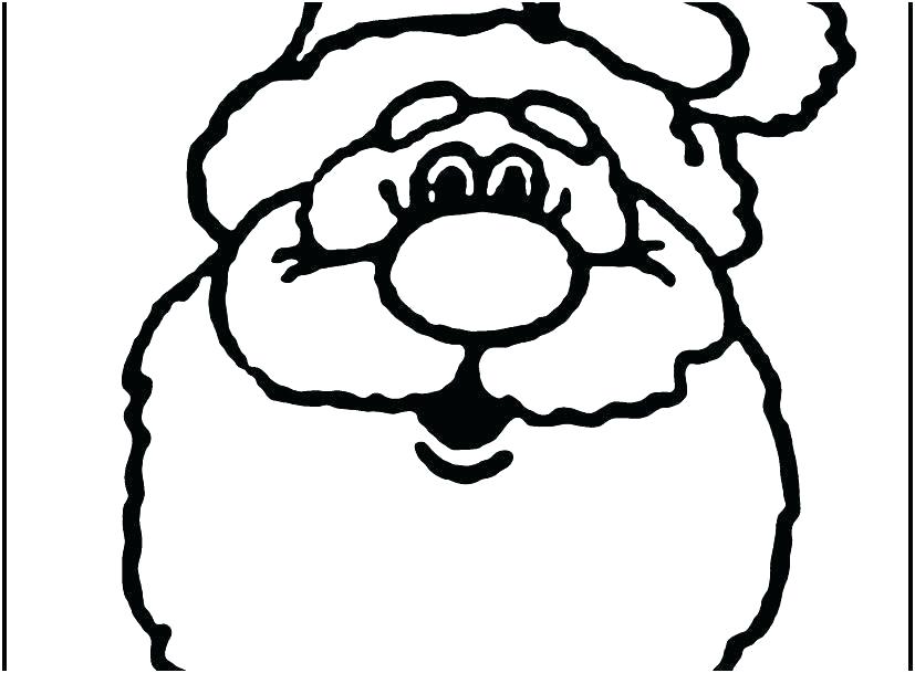 827x609 Santa Sleigh Coloring