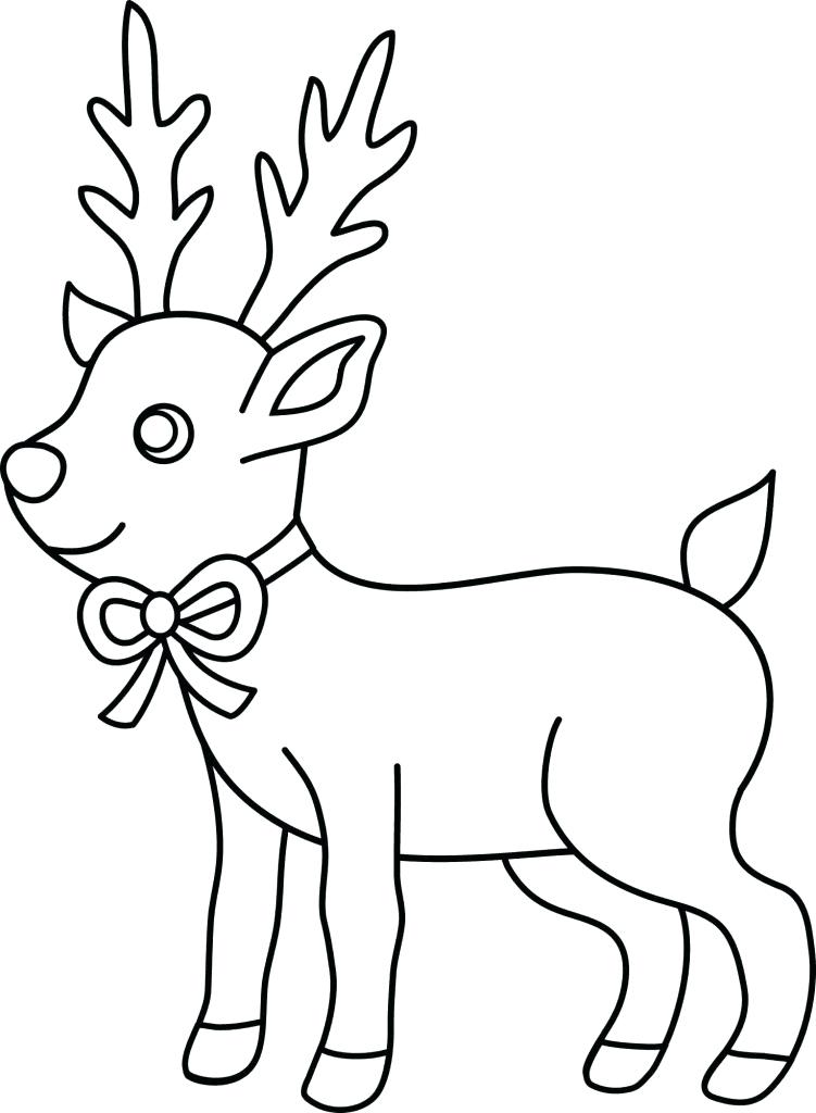 751x1024 Draw Reindeer How To Draw Sleigh Draw Reindeer Easy Zupa