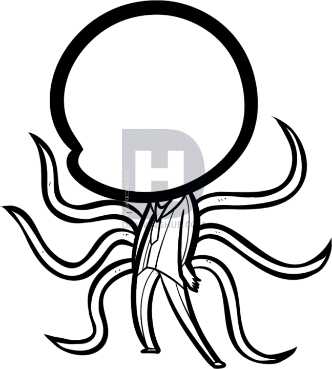 648x720 How To Draw Chibi Slenderman, Chibi Slender Man, Step