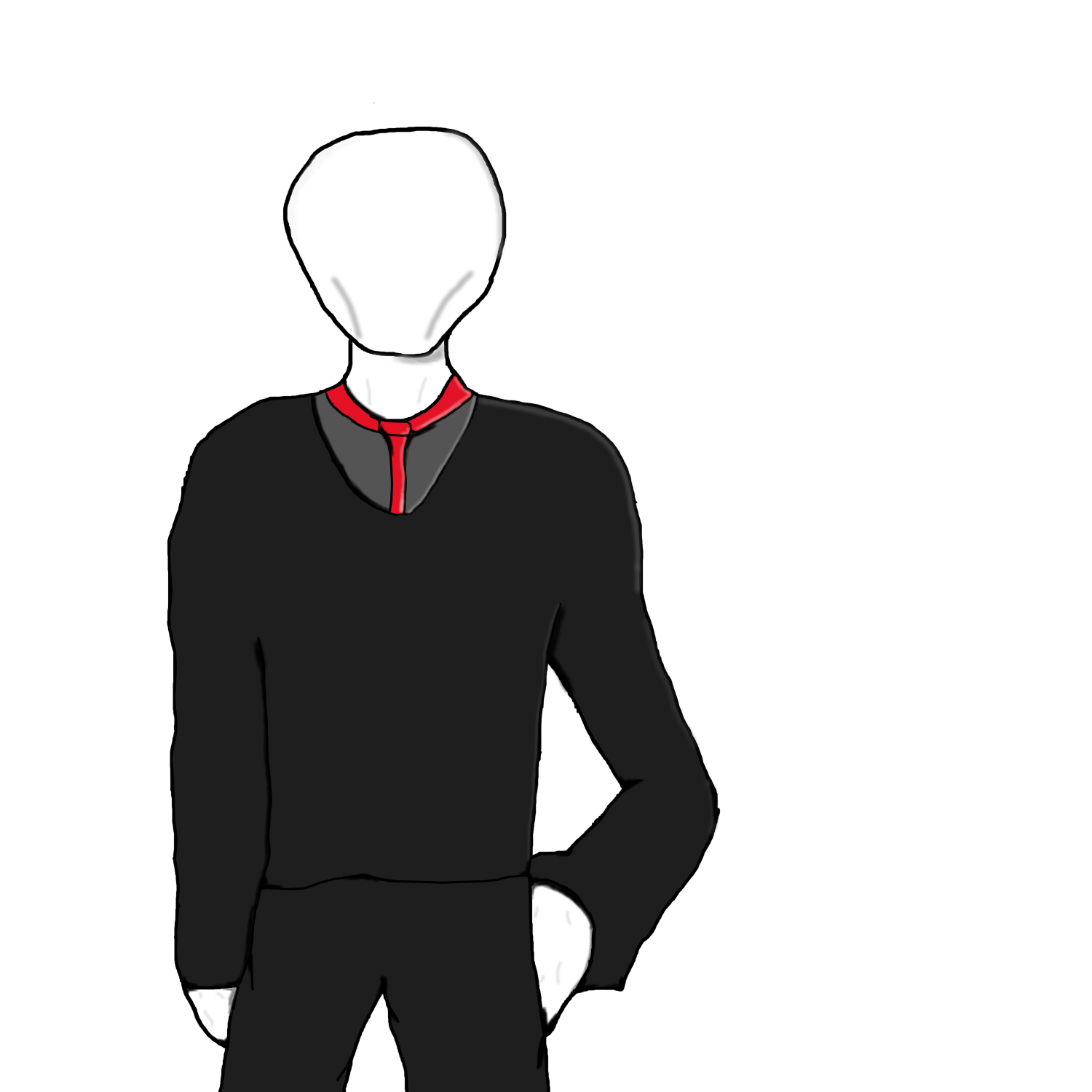 1500x1500 My Slenderman Drawing