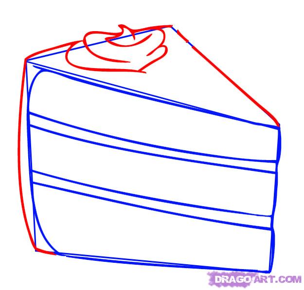 Slice Cake Drawing | Free download on ClipArtMag