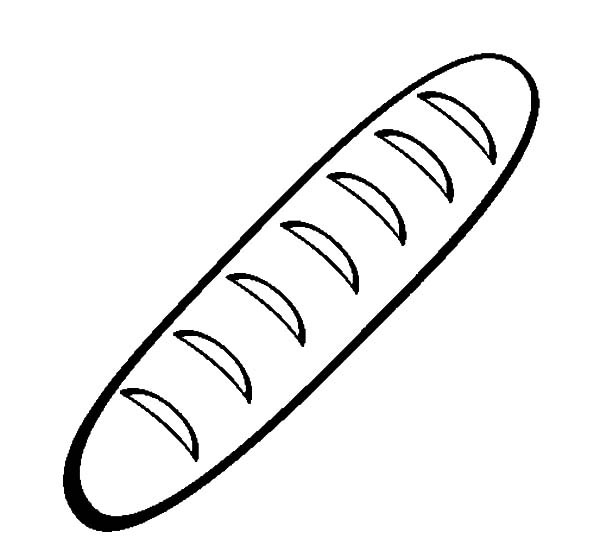 600x558 Free Coloring Pages Of Slice Of Bread, Bread Coloring
