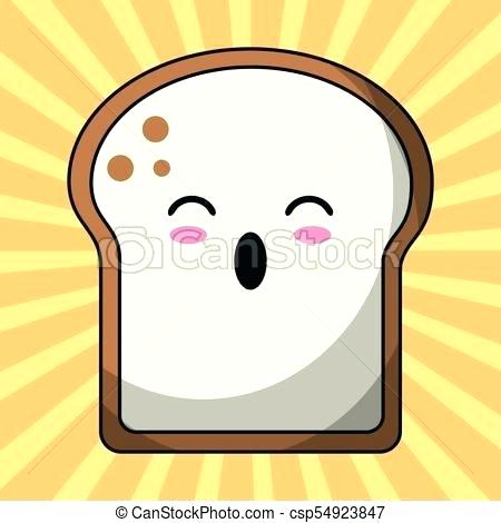 450x470 Bread Drawing