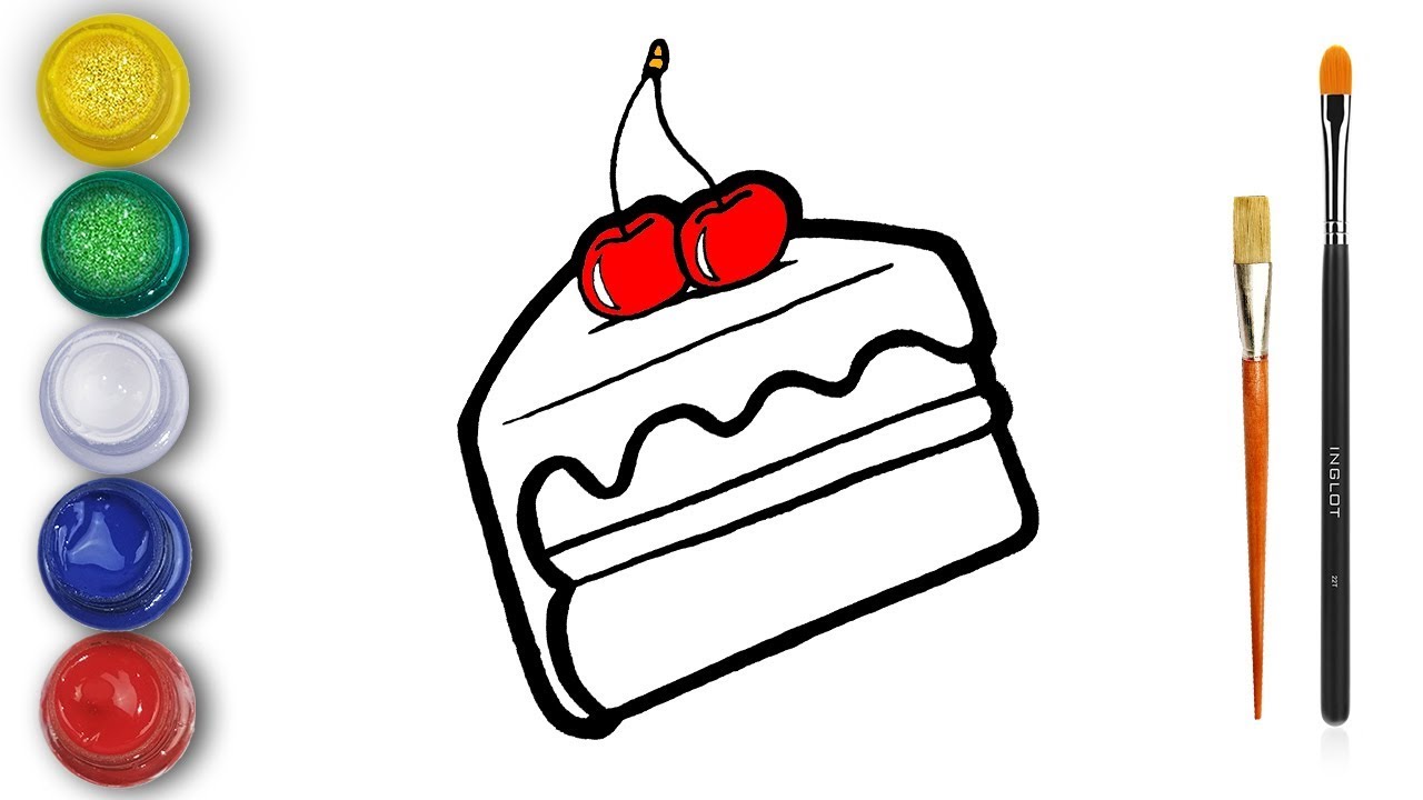 Simple Cartoon Cake Design - Aria Art