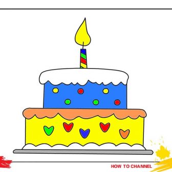 336x336 Cake Easy Drawing Slice A Step