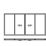 150x150 Sapa Sliding Door Artline