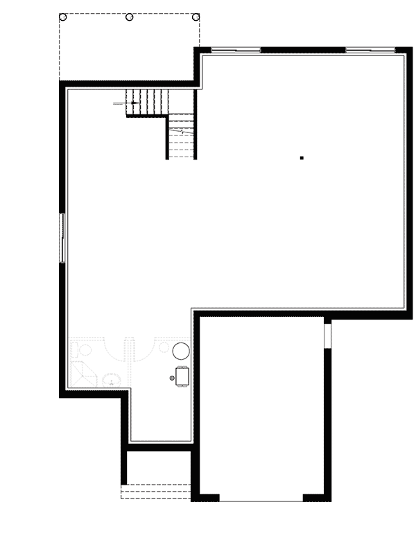 600x789 Plan Cottage Open Front To Back On The Left