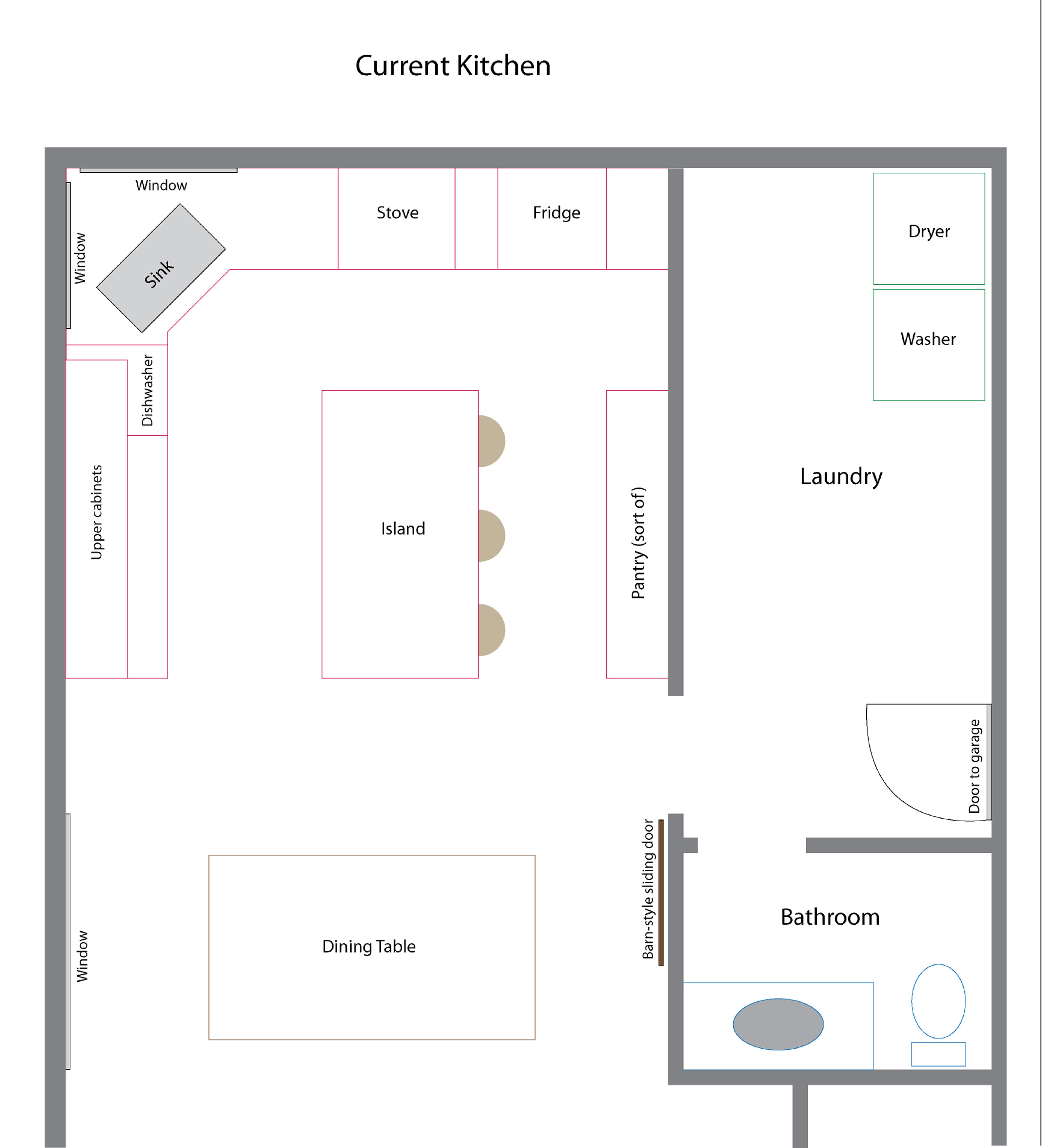 4808x5297 Plans Kitchen Definition Plan Floor Diner Island Meaning