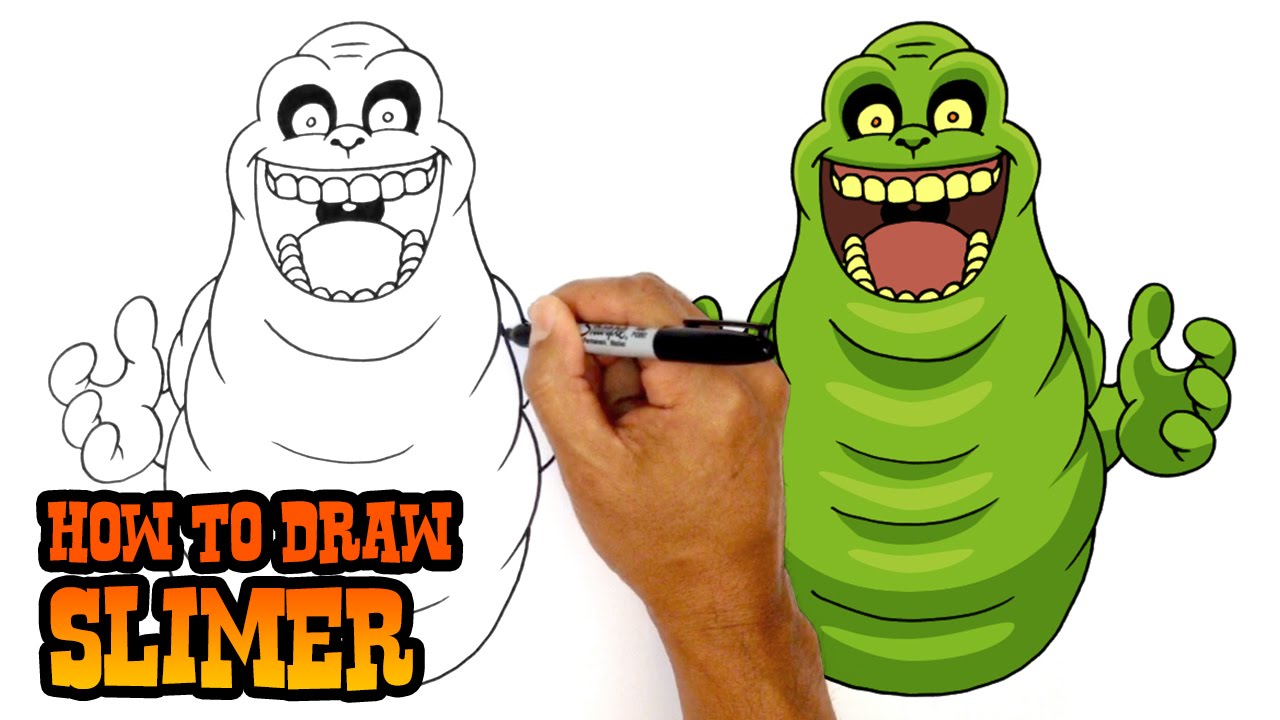 1280x720 How To Draw Slimer Ghostbusters