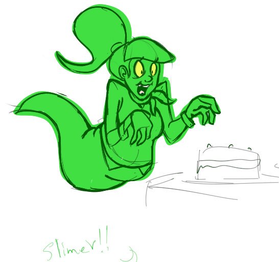 546x512 Jar On Twitter If Slimer Was A Girl I Would Imagine That She Was