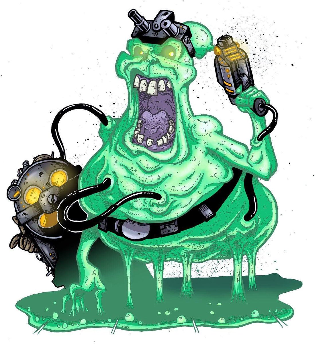 1099x1200 Mateus Harding Is Making Comics On Twitter My Finished Slimer