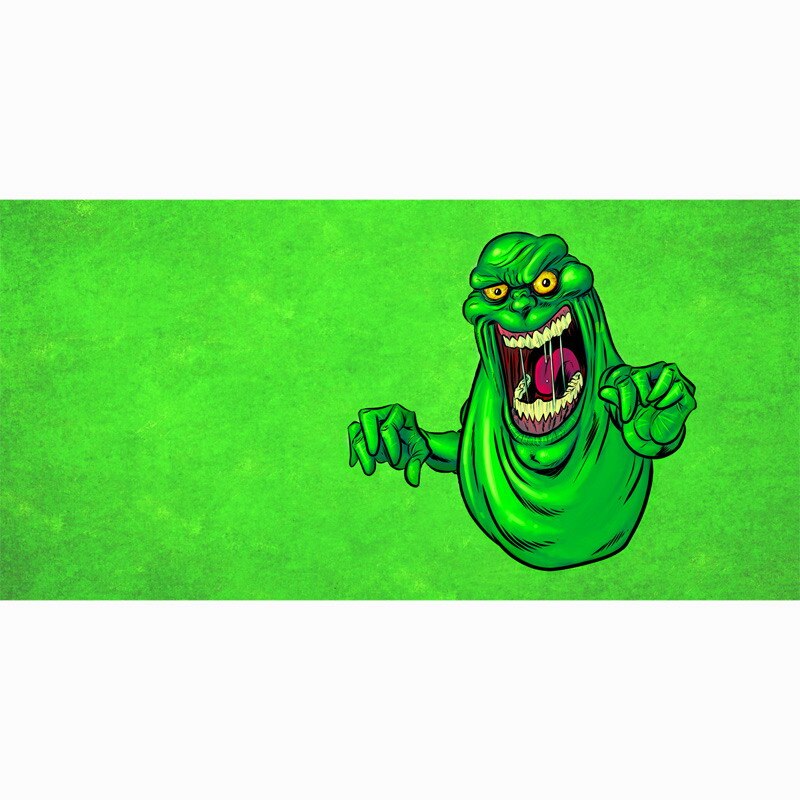 800x800 Fashion Ghostbusters Slimer Pattern Large Bamboo Fiber Beach Towel