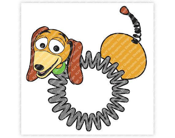 571x453 Disney Toy Story Slinky Dog Dachshund Minnie Mickey Etsy