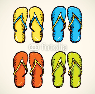400x398 Slippers Vector Drawing Buy Photos Ap Images Detailview