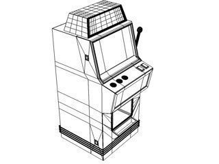 320x240 Interior Slot Machine Model Cgtrader