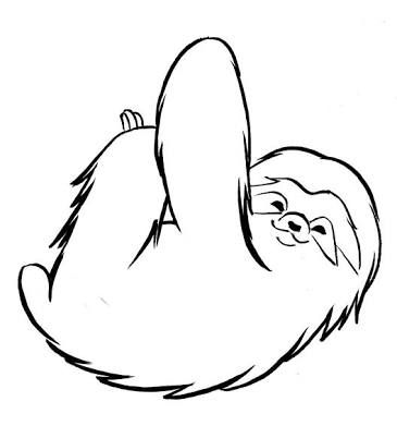 365x402 image result for sloth drawing easy secret dream quilt sloth