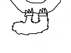 302x226 Sloth Cute Drawing Step