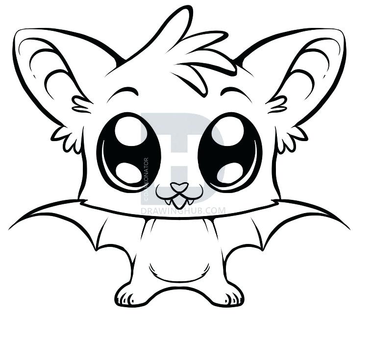 757x692 Cute Bat Drawing A Cute Bat Drawing Cute Batman Drawings