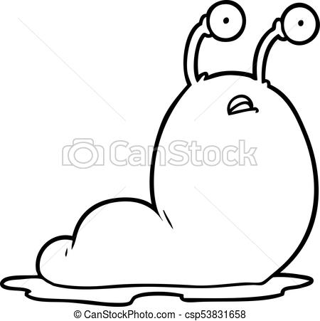 450x451 cartoon slug clipart vector