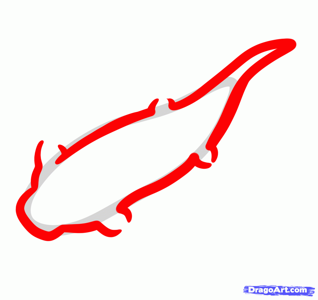 1042x983 draw a blue sea slug, glaucus atlanticus, step