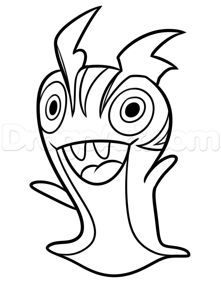 733x939 Step How To Draw A Tazerling From Slugterra