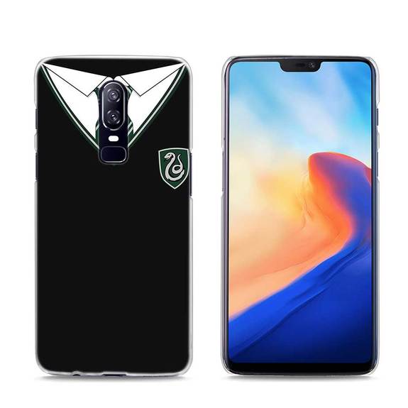 575x575 transparent hard case for oneplus harry potter slytherin school cres