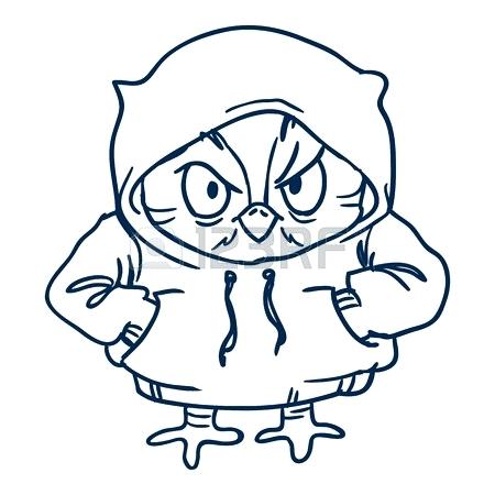 450x450 How To Draw A Small Owl Drawing A Owl Running