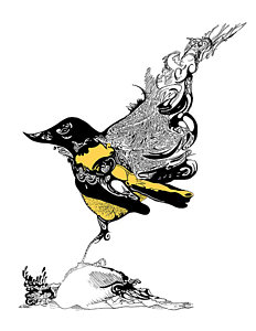 232x300 Small Birds Drawings