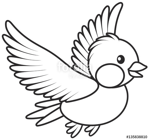 500x470 Small Bird Flying Stock Image And Royalty Free Vector
