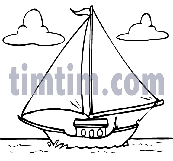 573x533 Free Drawing Of Sailboat Bw From The Category Boat Sail