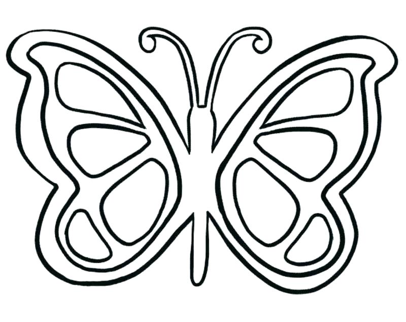 800x635 Butterfly Coloring Pages To Print Free Butterfly Coloring Pages