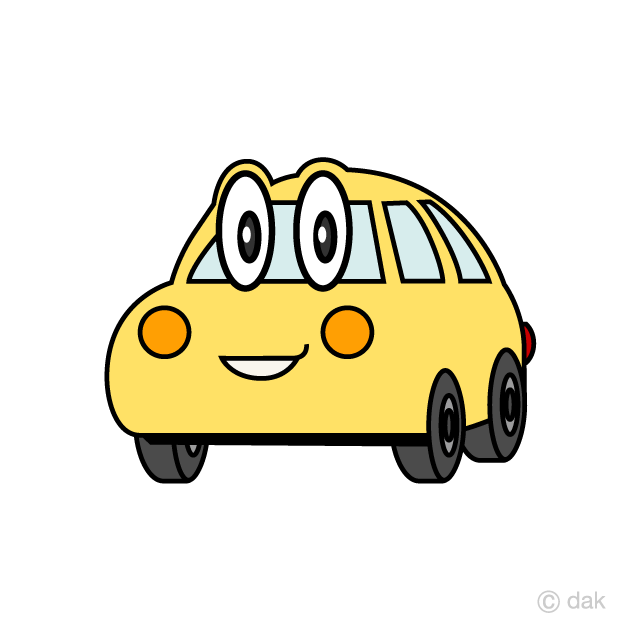 640x640 Cute Small Car Cartoon Free