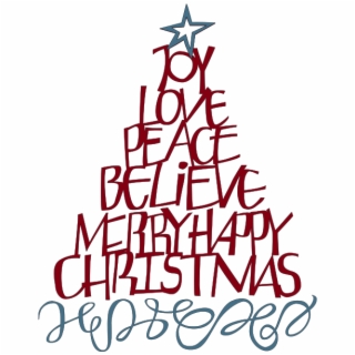 320x320 Christmas Word Tree