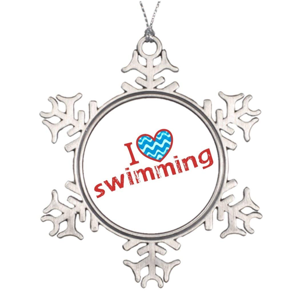 1050x1050 Christmas Snowflake Ornaments Swim Blank Small