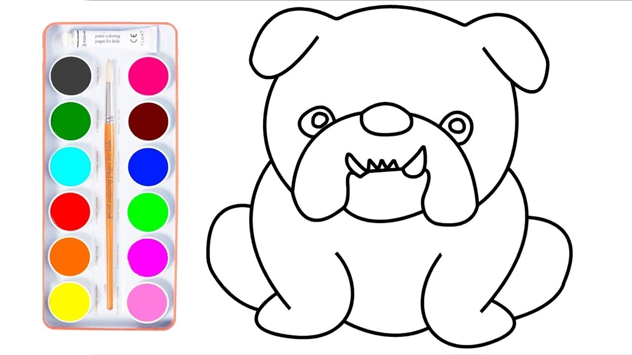 1280x720 How To Draw A Small Dog Step