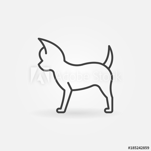 500x500 Small Dog Vector Icon