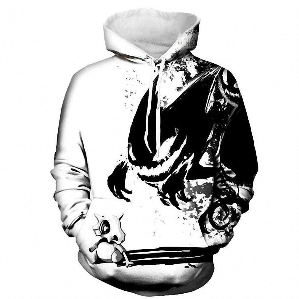 1010x1010 Vamix Men Hoodies Print Ink Skulls Small Dragon
