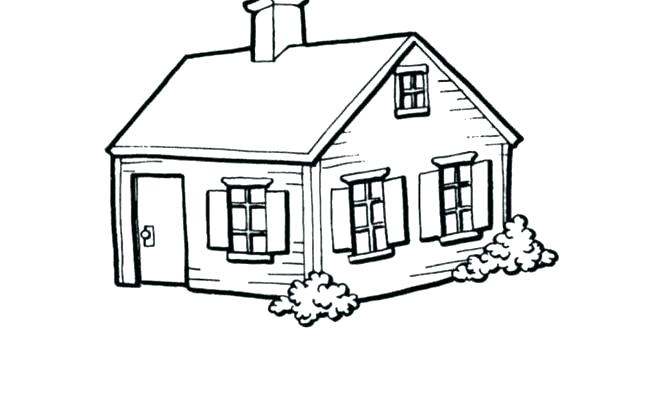 670x400 Drawing Of Small House Funny Small House