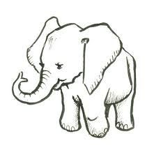 Small Elephant Drawing