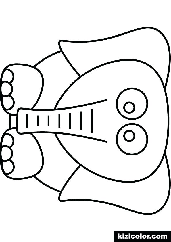 595x842 Coloring Pages Elephant Drawing For Coloring Baby Elephants Kids