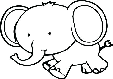 476x333 Cute Elephant Coloring Pages Cute Elephant Coloring Pages Cute